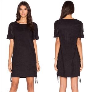 Revolve 1. State Side Fringe Faux Suede Dress